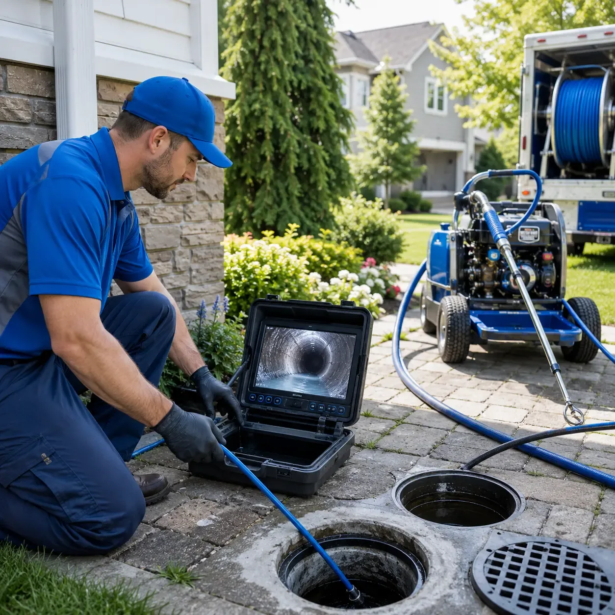 Outdoor drain cleaning professionals serving Benld, IL